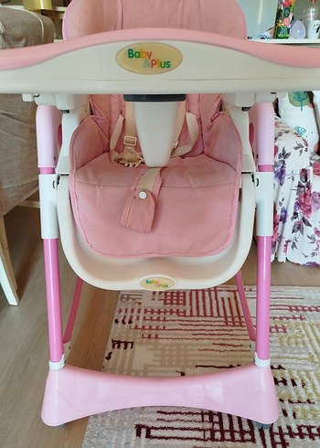Beden pembe Renk Pastel Pembe Bebek Mama Sandalyesi