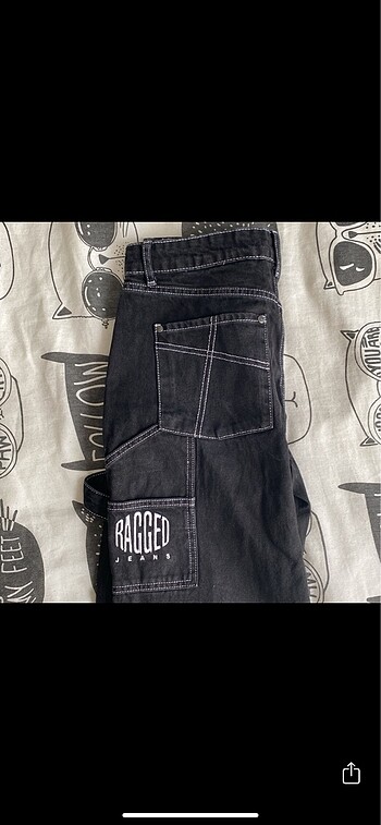 Hype Hype Tr Baggy Pantolon Ragged Jeans