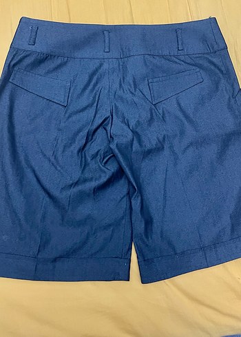 Denim Kadın Bermuda Şort - Görsel 5