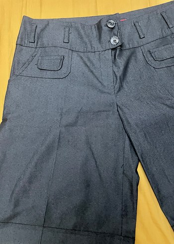 Denim Kadın Bermuda Şort - Görsel 2