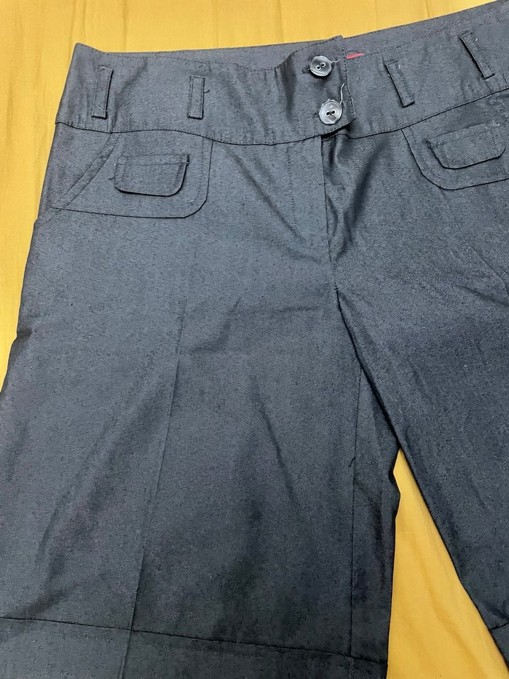 Denim Kadın Bermuda Şort - Görsel 2