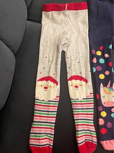 Noel ve unicorn kiz çocuk çorapları - Görsel 2