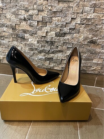 37 Beden Deri kadin stiletto