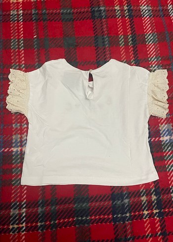 Kızlar için Dantelli Nakışlı tişort - Görsel 8