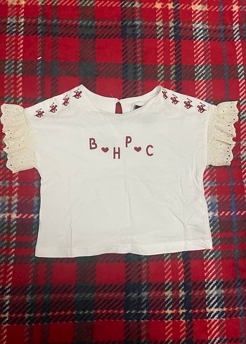 Kızlar için Dantelli Nakışlı tişort - Görsel 5