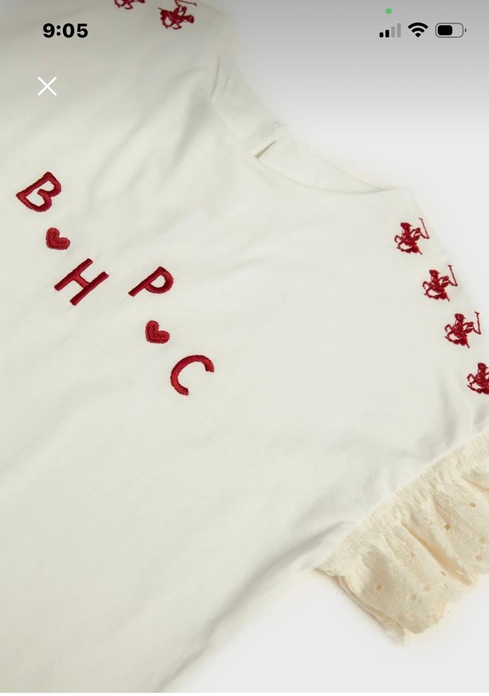 Kızlar için Dantelli Nakışlı tişort - Görsel 2