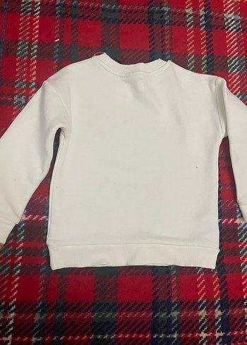 Beyaz Mickey Mouse Baskılı erkek Sweatshirt - Görsel 3