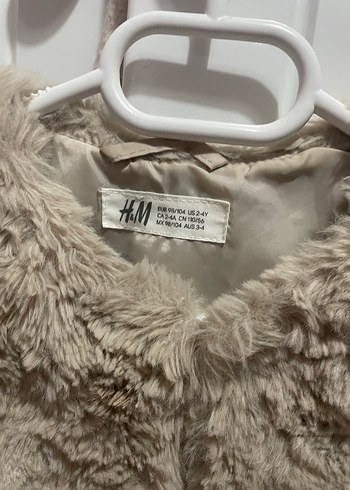 Kız Çocuk Bej Kürklü Yelek - Görsel 2