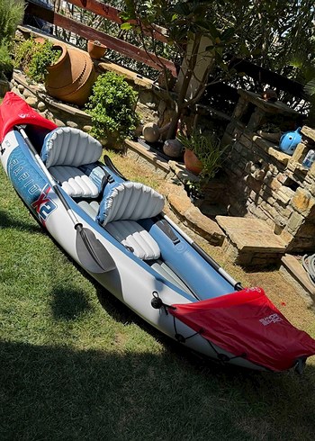 Mavi ve Gri Şişme Kano - Görsel 2