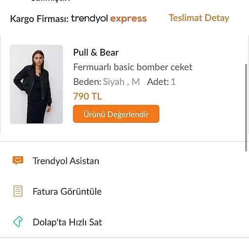 m Beden siyah Renk Bomber Ceket
