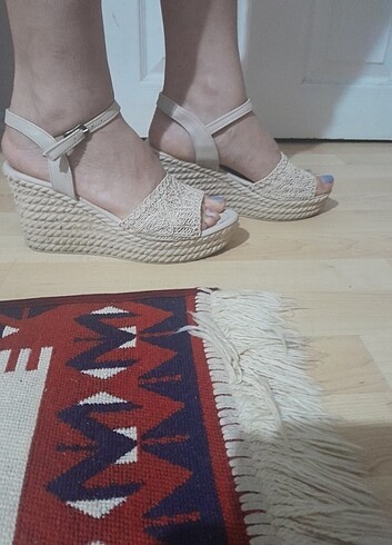 Ayakkabı beyaz yazlık 38 numara 