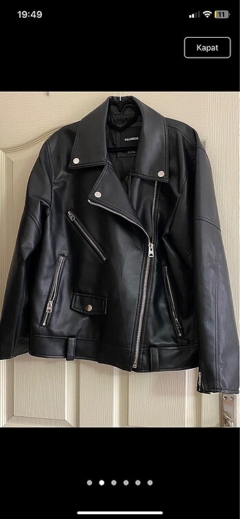 Pull and Bear Pull and bear suni deri ceket