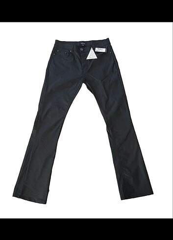 Skinny flare coated jeans