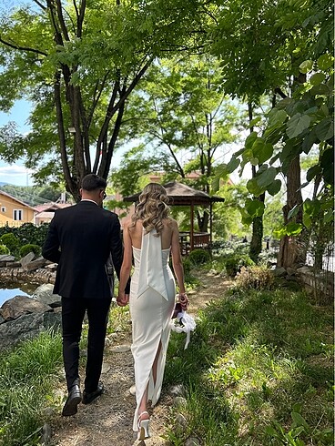 Trendyol & Milla Nikah elbisesi beyaz