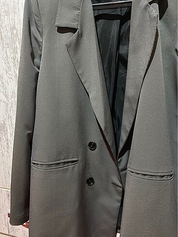42 Beden GRİ OVERSİZE BLAZER CEKET