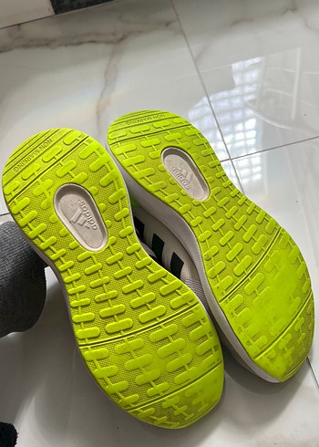 Unisex Beyaz Adidas Bağcıklı Spor Ayakkabı - Görsel 5