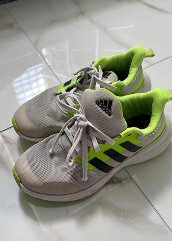 Unisex Beyaz Adidas Bağcıklı Spor Ayakkabı - Görsel 3