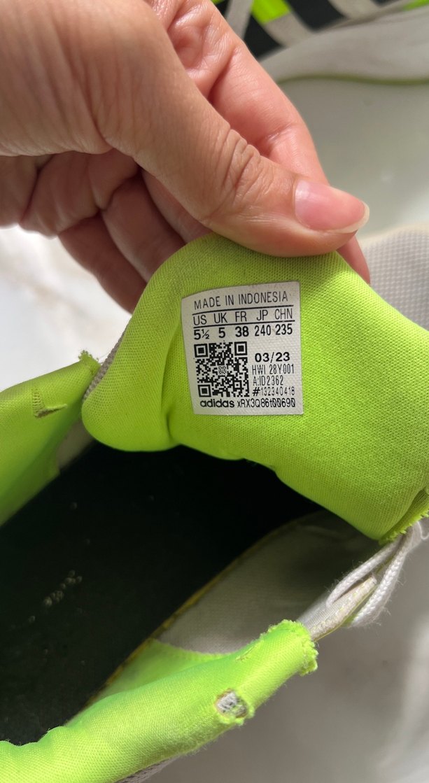 Unisex Beyaz Adidas Bağcıklı Spor Ayakkabı - Görsel 4