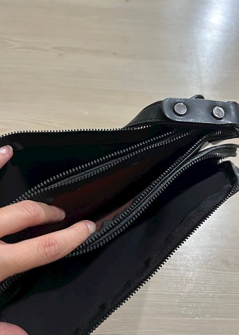 Minimalist Gri Kadın Çanta - Görsel 4