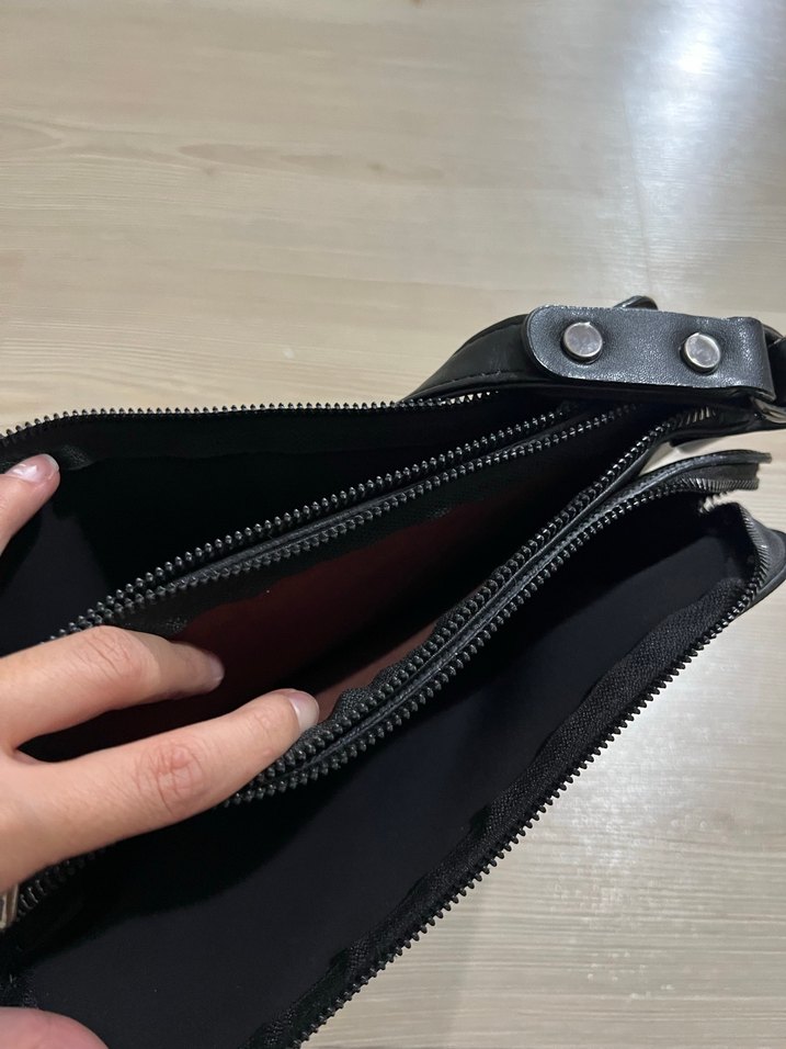 Minimalist Gri Kadın Çanta - Görsel 4