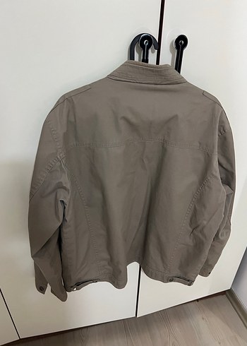 Bej Erkek Ceket, Fermuarlı, Regular Fit - Görsel 2