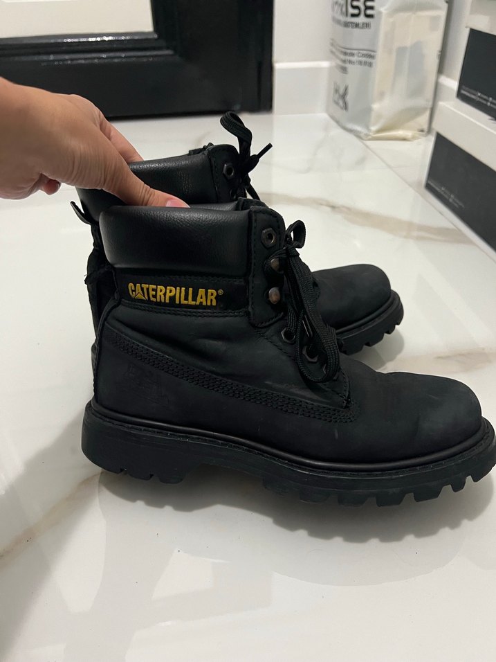 Kadın Siyah Catpillar Bot - Görsel 5