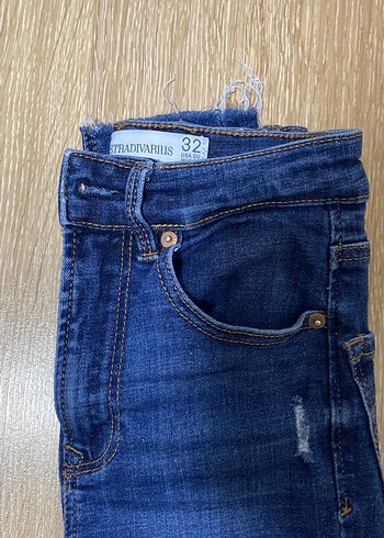 Kadın Lacivert Midi Kot Pantolon - Görsel 2