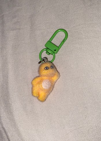 Sarı Şişkin Peluş Anahtarlık - Görsel 3