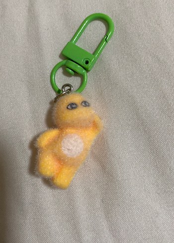 Sarı Şişkin Peluş Anahtarlık - Görsel 4