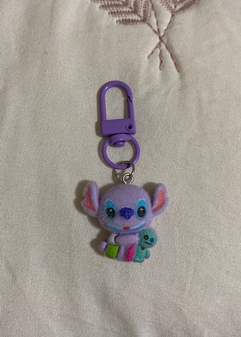 Pastel Mor Peluş Anahtarlık - Görsel 2