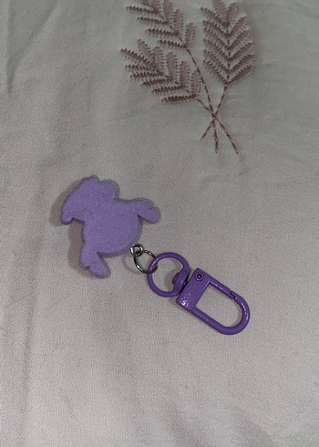 Pastel Mor Peluş Anahtarlık - Görsel 7