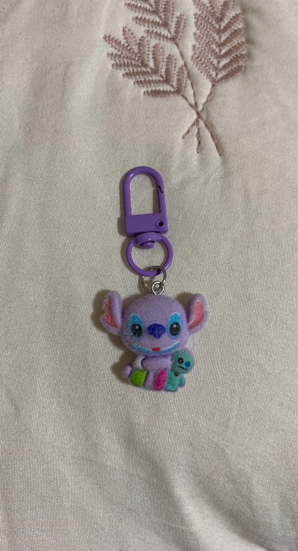 Pastel Mor Peluş Anahtarlık - Görsel 2