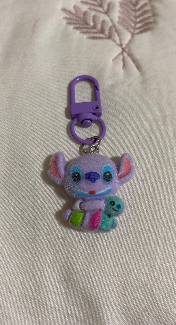 Pastel Mor Peluş Anahtarlık - Görsel 3