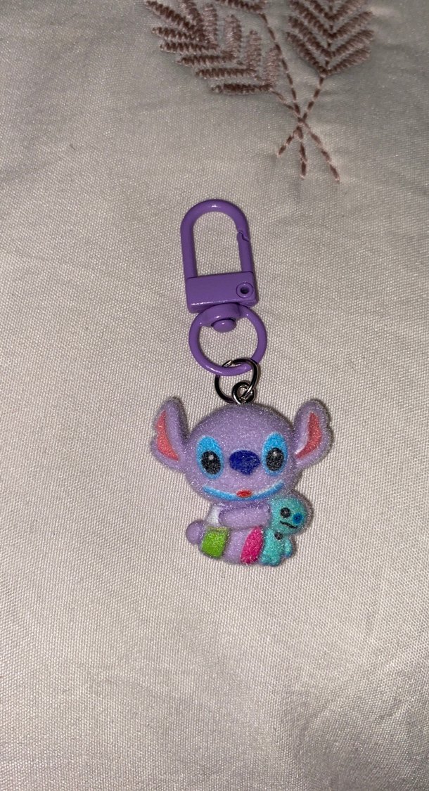 Pastel Mor Peluş Anahtarlık - Görsel 4