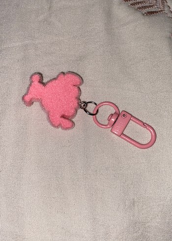 Pembe Boncuklu Kadın Anahtarlık - Görsel 6