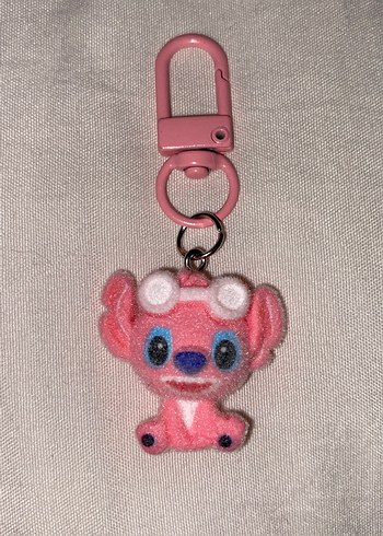 Pembe Boncuklu Kadın Anahtarlık - Görsel 5