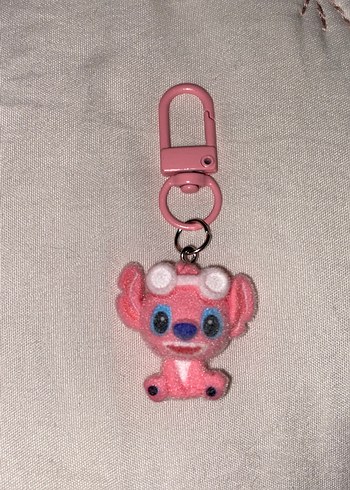 Pembe Boncuklu Kadın Anahtarlık - Görsel 4