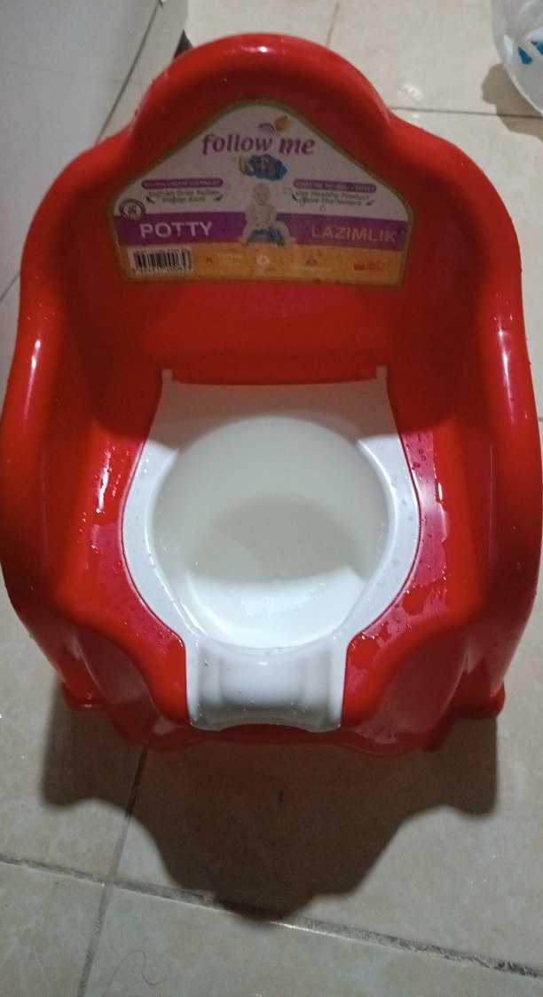 Kırmızı Follow Me Bebek Lazımlığı - Görsel 2