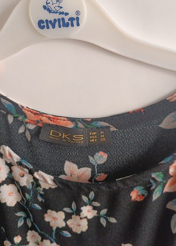 Çiçek Desenli Bohem Uzun Elbise - Görsel 3