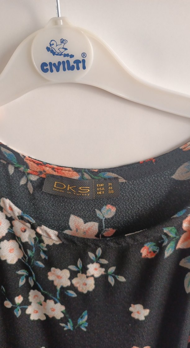 Çiçek Desenli Bohem Uzun Elbise - Görsel 3