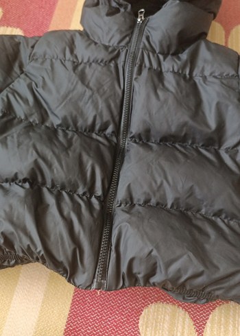 Siyah Fermuarlı çocuk Kışlık Mont - Görsel 8