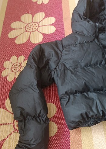 Siyah Fermuarlı çocuk Kışlık Mont - Görsel 2