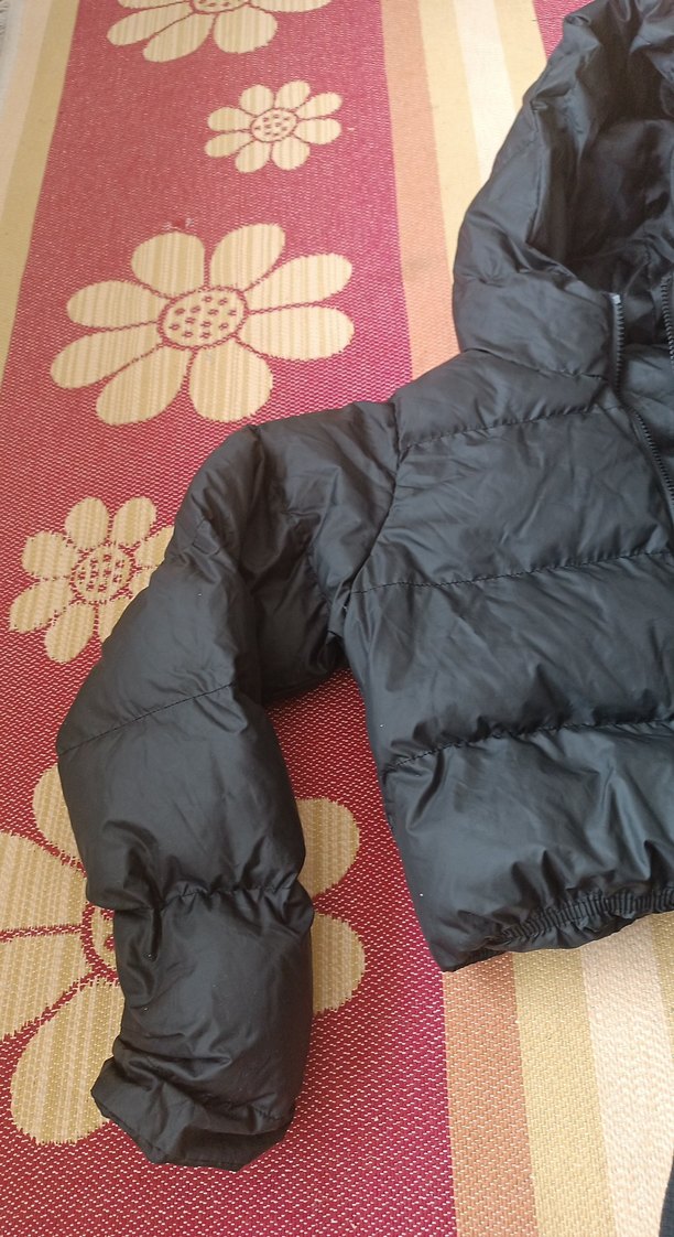 Siyah Fermuarlı çocuk Kışlık Mont - Görsel 2