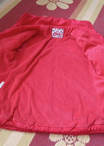 Pembe Fermuarlı çocuk montu - Görsel 4