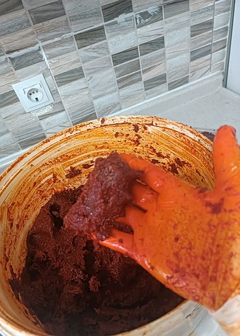 el yapımı biber salçası tatlı hijyenik ve  gıda boyasız - Görsel 4