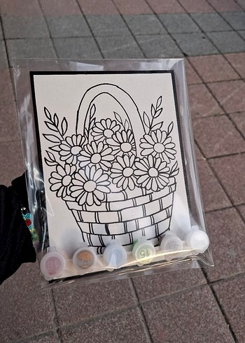 Sepette Papatya Boyama Seti - Görsel 3