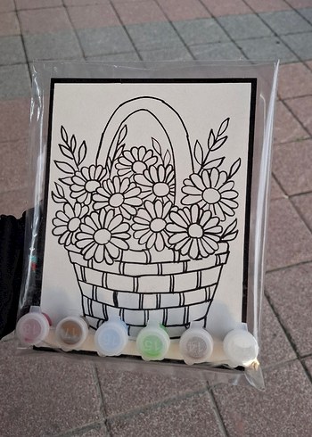 Sepette Papatya Boyama Seti - Görsel 2