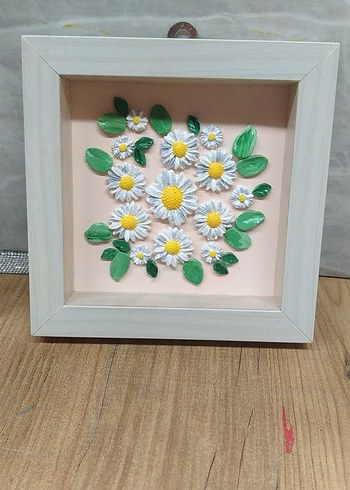 Renkli Çiçekli Beyaz Çerçeve Seti - Görsel 3