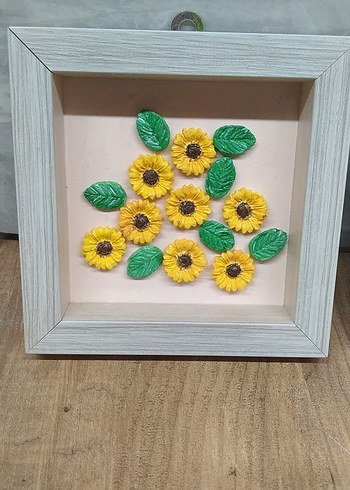 Renkli Çiçekli Beyaz Çerçeve Seti - Görsel 5