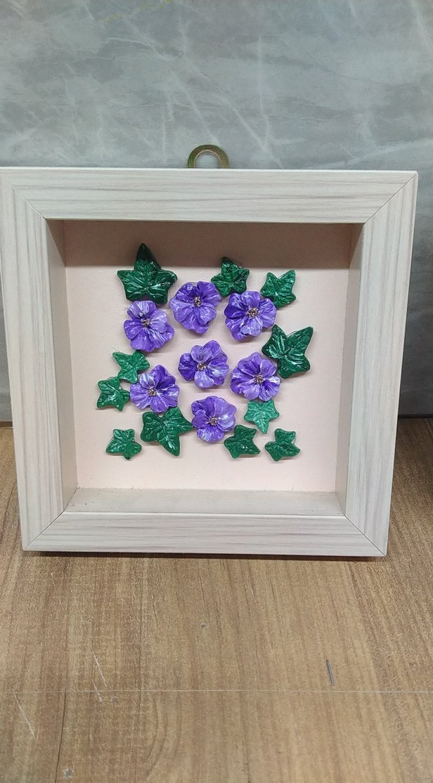 Renkli Çiçekli Beyaz Çerçeve Seti - Görsel 4